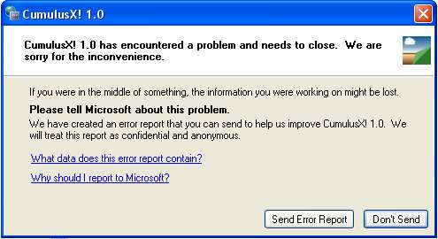 23473 B / 495 x 270 / CumulusX_problem.bmp