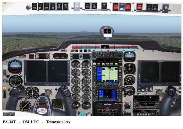 41408 B / 600 x 424 / FOTO_PA-34T Piper Seneca II_OM-UTC_Test.jpg