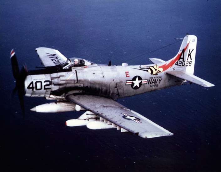 29574 B / 705 x 550 / A-1J_Skyraider_VA-176_Vietnam_1966.jpg