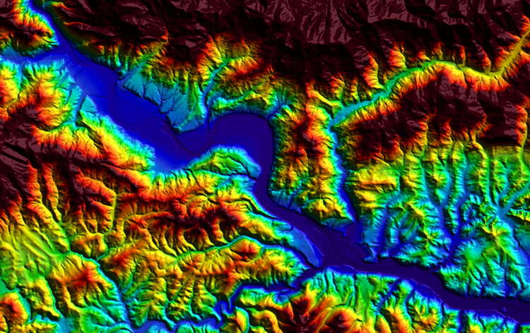 87236 B / 750 x 472 / Slovenian landscape (LiDAR) 20m.jpg