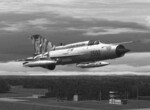 MiG-21 MFN v průletu nad LKCV MiG-21 MFN v průletu nad LKCV