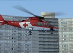 LZS pristva na heliporte Fakultnej Nemocnice Kramre v Bratislave
