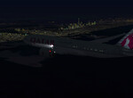 PMDG 777 Qatar Dubai approach 