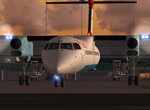 Dash8 Q400 taxi LKPR