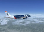 FSX A320 FL340 LKPR to LEZL