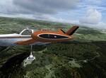 Beechcraft V35B Bonanza vlevo v pozadí LKLB Beechcraft V35B Bonanza vlevo v pozadí LKLB