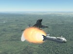 Vympel R-73 vyplen z letounu MiG-29S