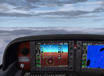 Cirrus SR-22 nad Egejským mořem Cirrus SR-22 nad Egejským mořem