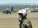 Pilot SU-25T před těžkou misí Pilot SU-25T před těžkou misí