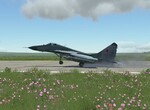 MiG-29A pi doteku