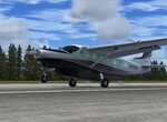 Grand Caravan EX pi doteku s rwy na LKHK