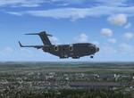 C-17A RAF na pistn v Praze