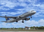 Vzlet letounu Airbus A320-214E