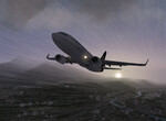 LOWI rainy takeoff