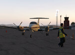 King Air na rampe. King Air na rampe.