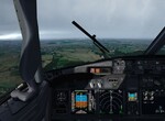 Přiblížení na dráhu 06 v LKPR za bouřky Přiblížení na dráhu 06 v LKPR za bouřky