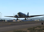 DC-3 po vzlete DC-3 po vzlete