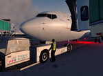 Pushback Praha airport