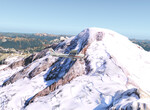 Cessna nad Mount Baker Cessna nad Mount Baker