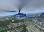 Bell 412, přiblížení ECHO 2 na H1 Bell 412, přiblížení ECHO 2 na H1