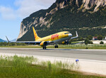 LOWI Crosswind landing LOWI Crosswind landing