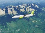 Air Baltic nad Vysokými Tatrami Air Baltic nad Vysokými Tatrami