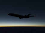 s Tu-154M na vlet cestou do Hong Kongu