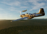 P-51D a P-47D P-51D a P-47D
