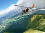 Zapadne Tatry, nad Salatínom. V pozadí Zuberec a Oravska Priehrada Zapadne Tatry, nad Salatínom. V pozadí Zuberec a Oravska Priehrada