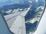 Po vzletu z Innsbrucku. Po vzletu z Innsbrucku.