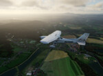 Ještěd v X-plane Ještěd v X-plane