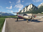 Dne�ek na LOWI - Pilatus PC-12 NGX