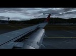 Landing at Trondheim RWY 09