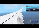 FSX Ryanair B738 Landing at Lanzarote [GCRR]