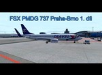 FSX PMDG 737 Praha-Brno 1. dl