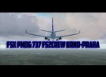 FSX PMDG 737 FS2Crew Brno-Praha