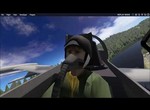 L 159 in X Plane - Low level Test flight