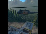 Zlet UH-1 po del pauze (X-Plane)